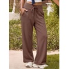 image:imageAleumdr Womens Wide Leg Sweatpants High Waisted Lounge Pants with PocketsA10 Brown