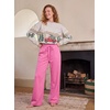 image:imageAleumdr Womens Wide Leg Sweatpants High Waisted Lounge Pants with PocketsA12 Bonbon