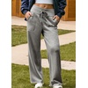image:imageAleumdr Womens Wide Leg Sweatpants High Waisted Lounge Pants with PocketsA2 Light Grey