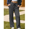 image:imageAleumdr Womens Wide Leg Sweatpants High Waisted Lounge Pants with PocketsA7 Dark Grey