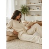 image:imageAleumdr Womens Wide Leg Sweatpants High Waisted Lounge Pants with PocketsA8 White