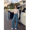 image:imageAleumdr Womens Wide Leg Sweatpants High Waisted Lounge Pants with PocketsA9 Real Teal