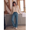 image:imageAleumdr Womens Wide Leg Sweatpants High Waisted Lounge Pants with PocketsA9 Real Teal