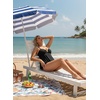 image:imageAleumdr Womens Tankini Bathing Suits Bandeau 2 Piece Swimsuits Shell Swim Tank Top with High Waisted Bottom Black Medium