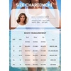 image:imageAleumdr Womens One Piece Swimsuit Ruffle Drawstring Tummy Control SwimwearBlue