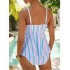 image:imageAleumdr Women Two Piece Tankini Set Ruffle Drawstring Tie 2026 Bathing SuitMulticolor